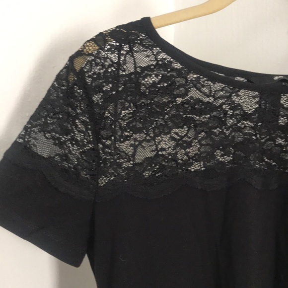 h&m black lace shirt - Picture 2 of 3